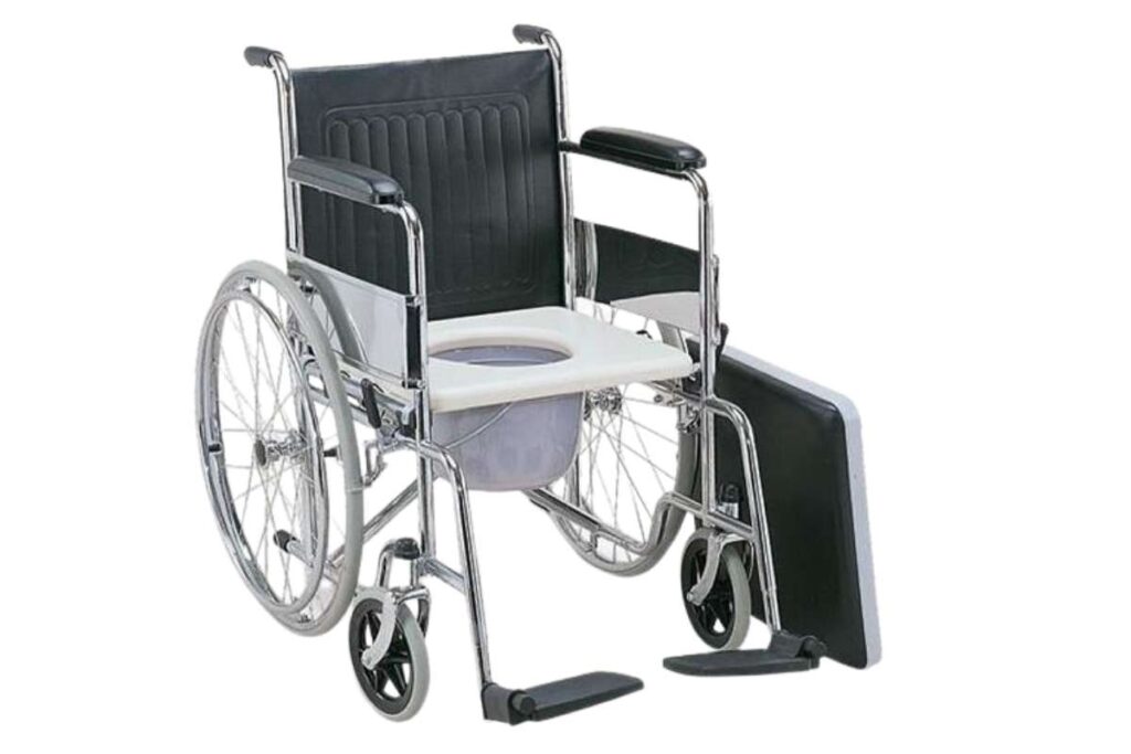 Wheelchair with Commode